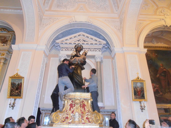 LA “SCINNUTA” DA IL VIA AI FESTEGGIAMENTI PER S. GIUSEPPE