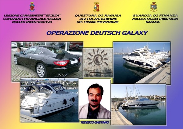 CONFISCATI DA POLIZIA, CARABINIERI E GUARDI DI FINANZA, BENI A TEDESCO GAETANO