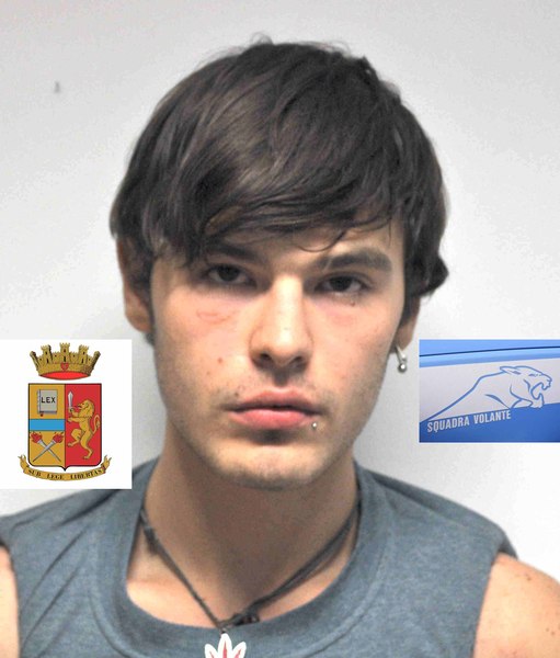 LA POLIZIA DI STATO – SQUADRA VOLANTI – HA ARRESTATO IL PLURIPREGIUDICATO SCATÀ DAVIDE