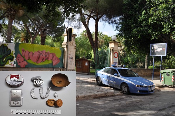 SPACCIO ALLA VILLA COMUNALE
