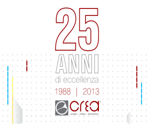 C.R.E.A.: 25 ANNI DI ECCELLENZA