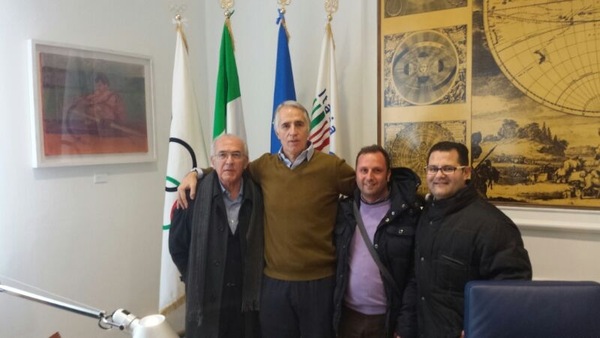 SASA’ CINTOLO A ROMA DA GIOVANNI MALAGO’