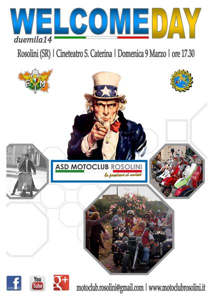L’ASD MOTOCLUB PRESENTA IL WELCOME DAY 2014