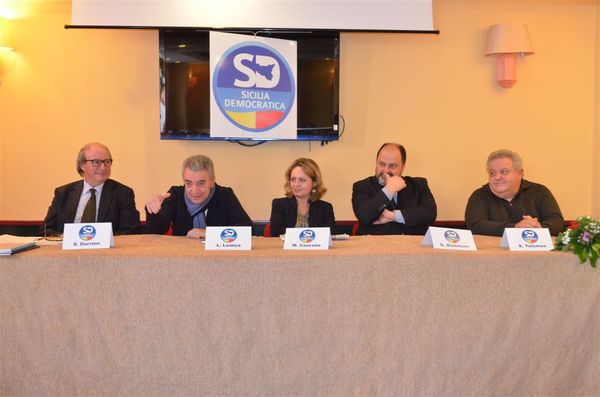 L’ON. SEBASTIANO GURRIERI  COORDINATORE PROVINCIALE  DI SICILIA DEMOCRATICA