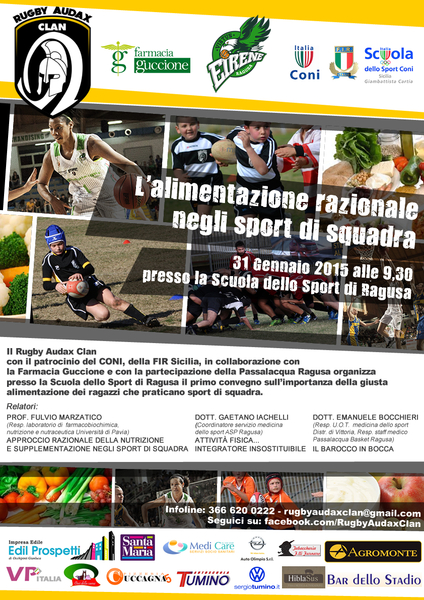 L’ALIMENTAZIONE RAZIONALE NEGLI SPORT DI SQUADRA