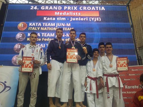 KARATE: ORO E BRONZO PER L’AZZURRINO VITTORIESE GIUSEPPE PANAGIA