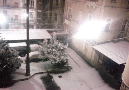RAGUSA. ECCEZIONALE NEVICATA A CAPODANNO