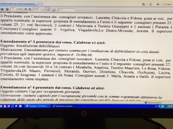 DEFIBRILLATORI NEGLI IMPIANTI SPORTIVI A RAGUSA