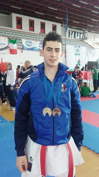 KARATE: GIUSEPPE PANAGIA ORO E BRONZO