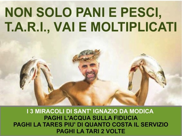 ABBATE ORMAI SANTO MOLTIPLICA GLI AVVISI TARI