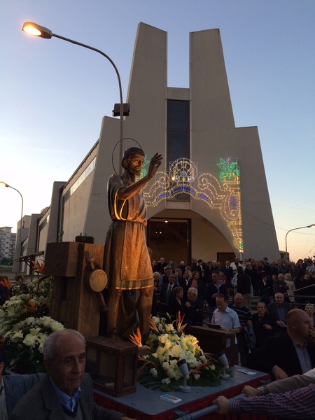 IERI SERA LA PROCESSIONE PER LA FESTA DI SAN GIUSEPPE ARTIGIANO