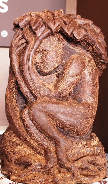 TRE SCULTURE DI CIOCCOLATO ALL’EXPO DI MILANO