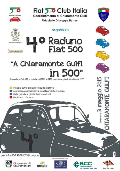 QUARTO RADUNO IN FIAT 500