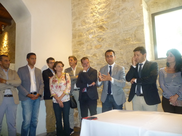 CONFERENZA STAMPA A RAGUSA. OSPITE  IL VICEPRESIDENTE CINQUESTELLE LUIGI DI MAIO