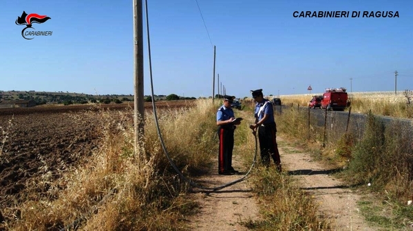 I CARABINIERI SVENTANO IL FURTO DI CAVI ELETTRICI DELLA LINEA TELECOM