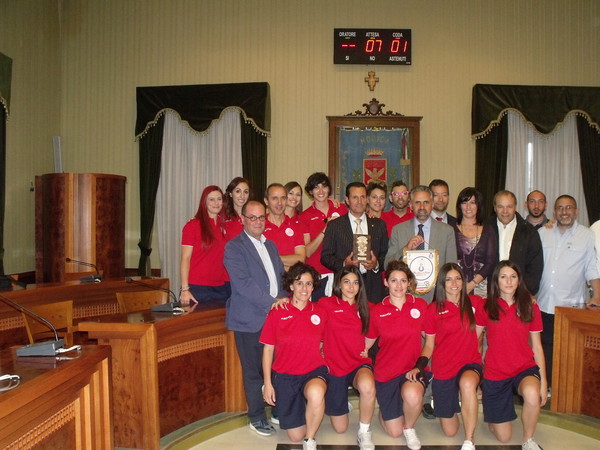 PRO VOLLEY TEAM RICEVUTI DAL SINDACO ABBATE