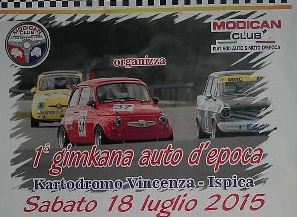 FRANCO GAROFALO VINCE LA GIMKANA AUTO D’EPOCA