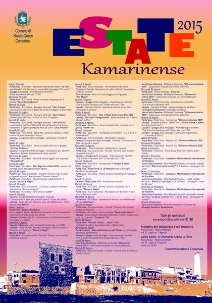 ESTATE A KAMARINA: DUE MESI ALL’INSEGNA DELLA MUSICA E DEL DIVERTIMENTO