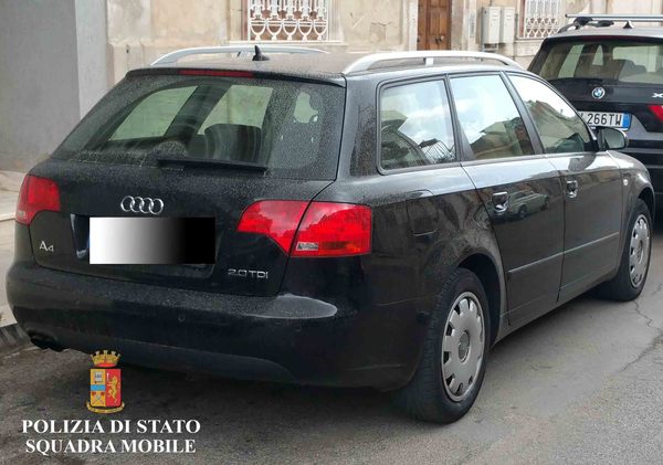 LA POLIZIA DI STATO RECUPERA UN VEICOLO SOTTRATTO AD UNA COMPAGNIA DI NOLEGGIO TEDESCA