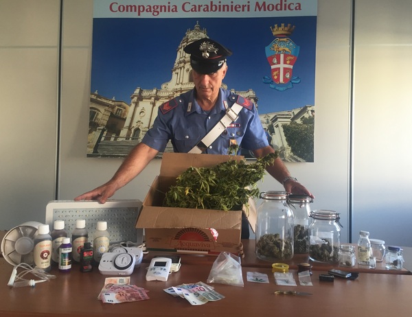 MODICA – POZZALLO  OPERAZIONE ANTIDROGA DEI CARABINIERI