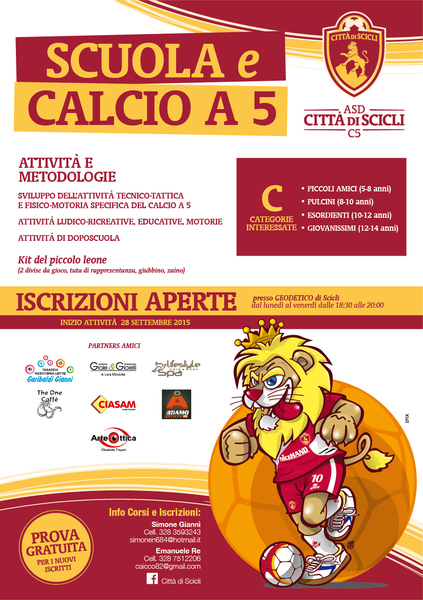 IL PROGETTO “SCUOLA E CALCIO A 5”