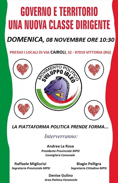 “GOVERNO E TERRITORIO, UNA NUOVA CLASSE DIRIGENTE”