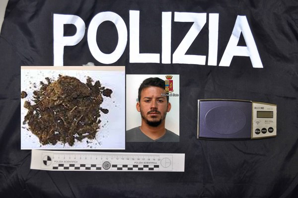 ALTRA DROGA SCOVATA DALLA POLIZIA  UN ARRESTO