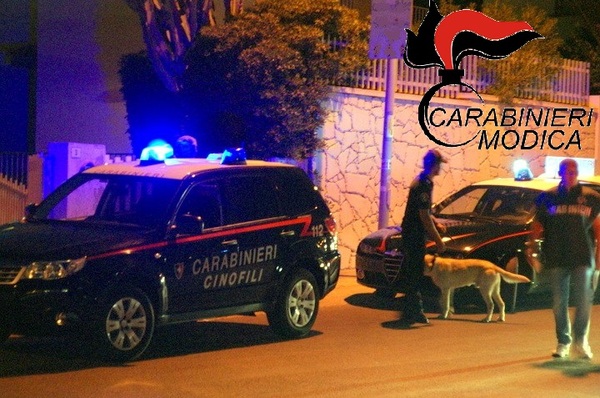 SCICLI (RG): BLITZ ANTIDROGA DEI CARABINIERI