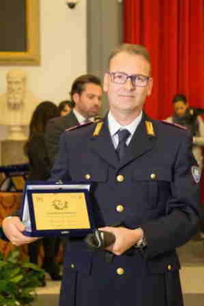 PREMIO “PERSONALITA’ EUROPEA” CONFERITO ALL’ISPETTORE DI POLIZIA FRANCESCO DI MARTINO
