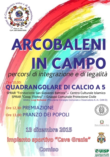 AL VIA LA MANIFESTAZIONE “ARCOBALENI IN CAMPO” ORGANIZZATA DALLA COOPERATIVA SOCIALE “PANGEA”