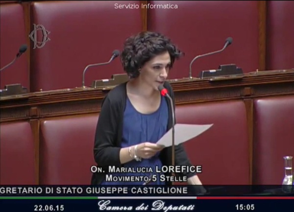 DICHIARAZIONE DELL’ON.LE MARIALUCIA LOREFICE