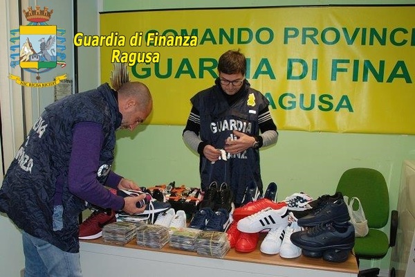 GUARDIA DI FINANZA: SEQUESTRATI A VITTORIA OLTRE 2000 PRODOTTI CONTRAFFATTI