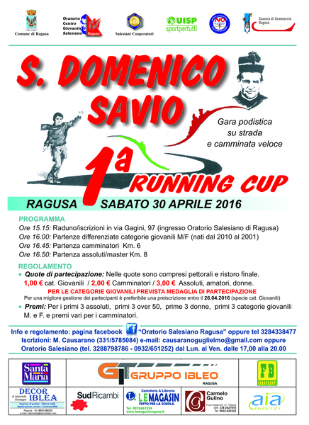 1^ SAN  DOMENICO SAVIO RUNNING CUP