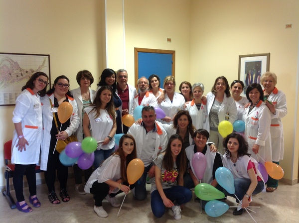 GIORNATA NAZIONALE  DEL SOLLIEVO 2016  I VOLONTARI LILT DELL’HOSPICE DI MODICA  AL P.O. MAGGIORE