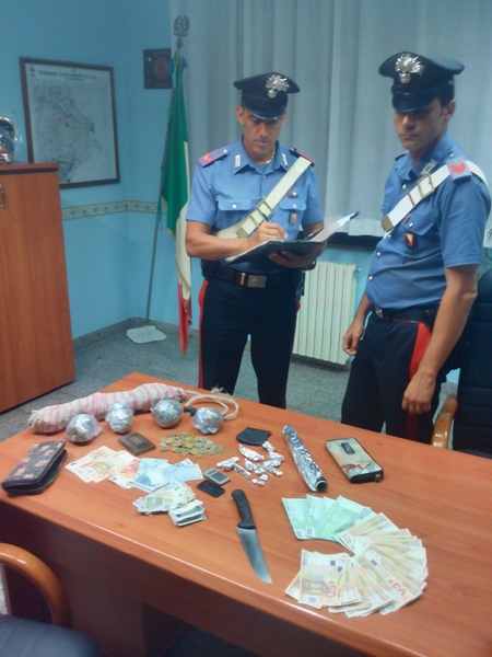 SIRACUSA.SERVIZIO ANTIDROGA DEI CARABINIERI DEL NUCLEO INVESTIGATIVO
