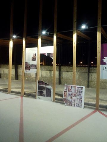 MALEDETTI VANDALI. SUL PONTE DI VIA ROMA A RAGUSA DANNEGGIATA MOSTRA