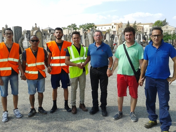 PULIZIA AL CIMITERO DI ACATE