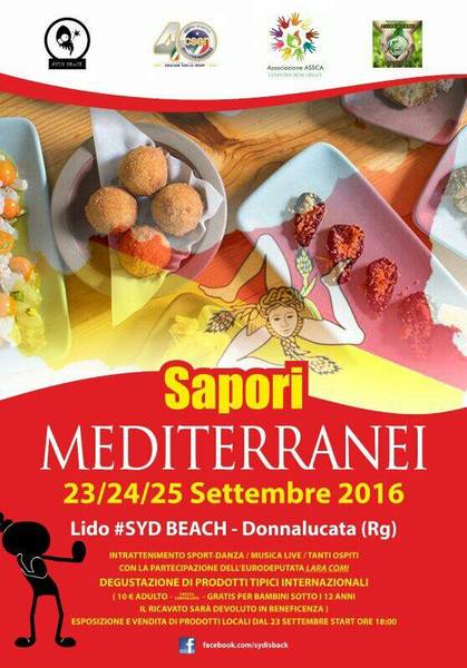 SAPORI MEDITERRANEI A DONNALUCATA. ECCO IL PROGRAMMA