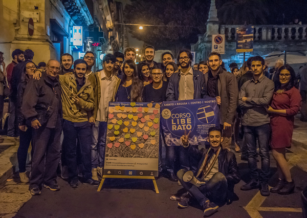 #CORSOLIBERATO: BUONA LA PRIMA! UN NODO AL NASTRO PER LA  NUOVA AREA PEDONALE VOLUTA DA YOUPOLIS