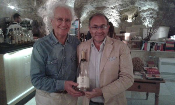 LUCIANO BENETTON A CENA A RAGUSA IBLA ALLA LOCANDA DON SERAFINO