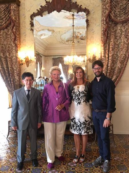 FOTO – LA PRINCIPESSA BEATRICE DI BORBONE DELLE DUE SICILIE IN VISITA A RAGUSA IBLA