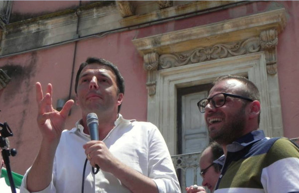 INCONTRO RENZI CON SINDACO DI COMISO SPATARO