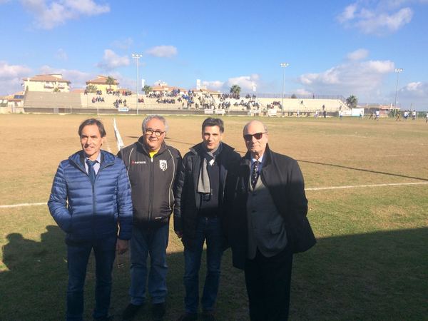 L’ASSESSORE REGIONALE ALLO SPORT ANTHONY BARBAGALLO IERI MATTINA IN VISITA A RAGUSA