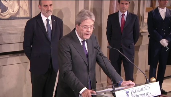 NUOVO GOVERNO ITALIA: GENTILONI SCIOGLIE RISERVA, ANNUNCIA NUOVI MINISTRI, MOLTI SONO GLI STESSI DI RENZI