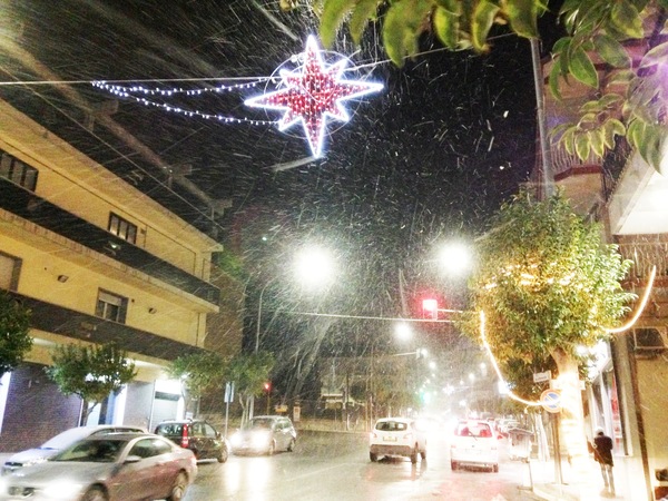 NEVICA A RAGUSA: GUARDA IL VIDEO