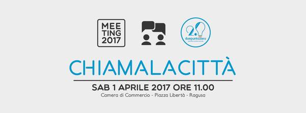 “CHIAMALACITTA’”, LABORATORIO 2.0 PROMUOVE IL MEETING 2017