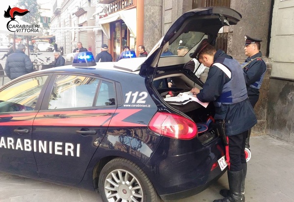 VITTORIA: CONTROLLO DEL TERRITORIO, CARABINIERI ARRESTANO UN PREGIUDICATO.