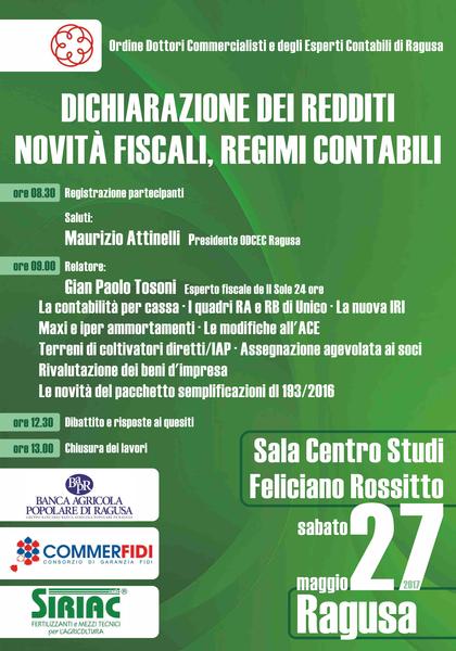 CONVEGNO SULLA DICHIARAZIONE DEI REDDITI
