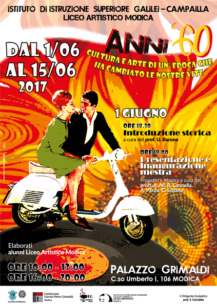 ANNI ’60: CULTURA E ARTE DI UN’EPOCA CHE HA CAMBIATO LE NOSTRE VITE