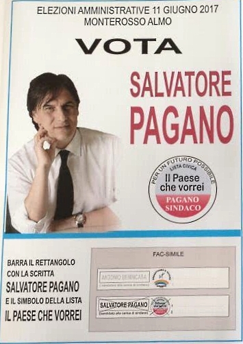 IL COMIZIO DEL CANDIDATO SINDACO SALVATORE PAGANO